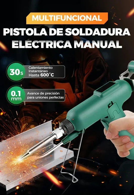 🔥 LIQUIDACIÓN DE STOCK PROMO: Pistola de Soldadura Profesional - Belezia Femina MX