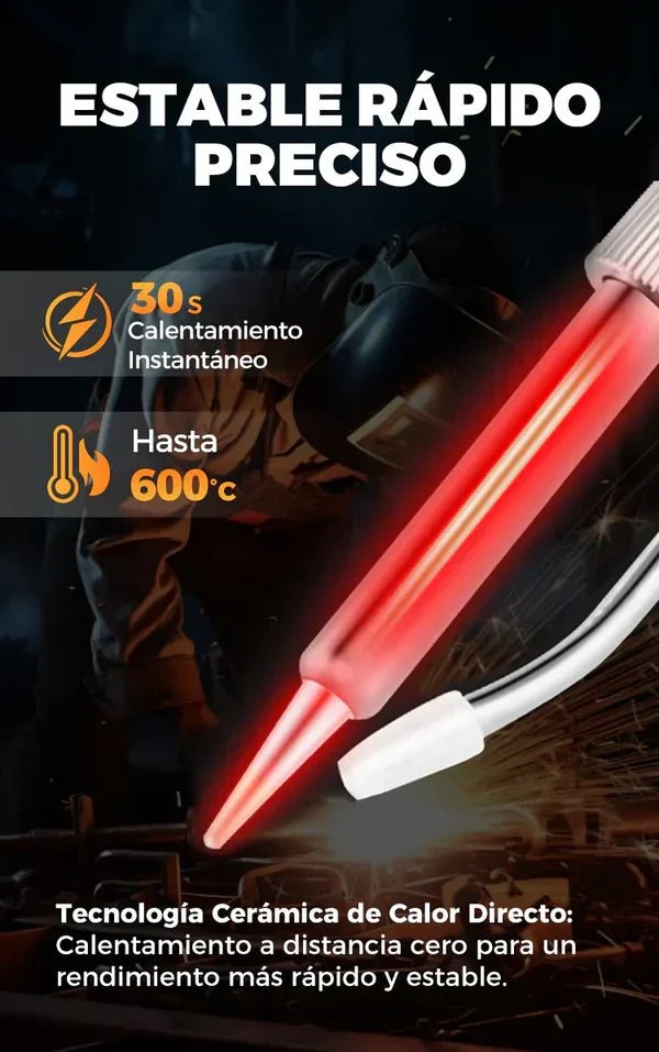 🔥 LIQUIDACIÓN DE STOCK PROMO: Pistola de Soldadura Profesional - Belezia Femina MX