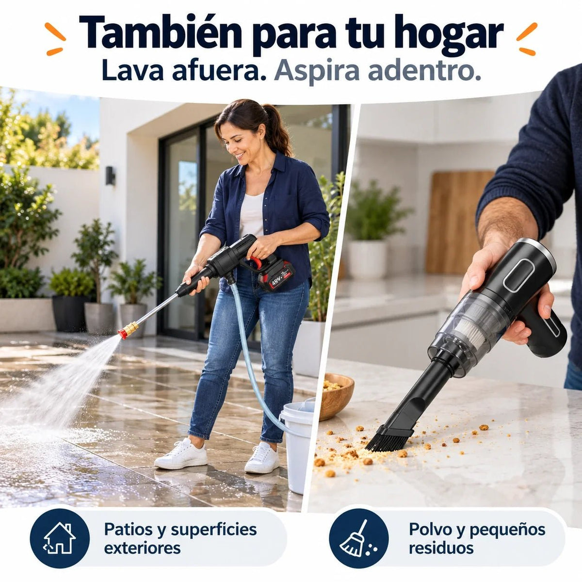 Limpieza para auto y hogar